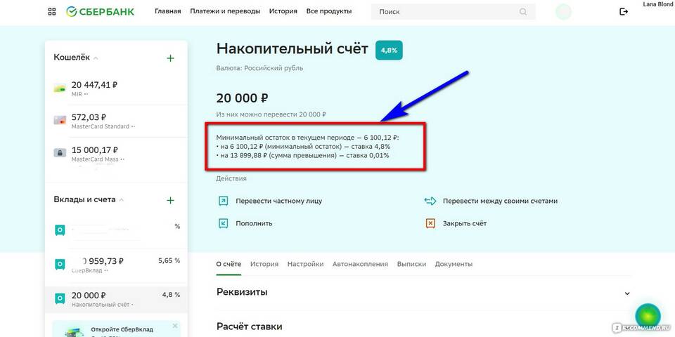 В чем смысл накопительного счета в Сбербанке