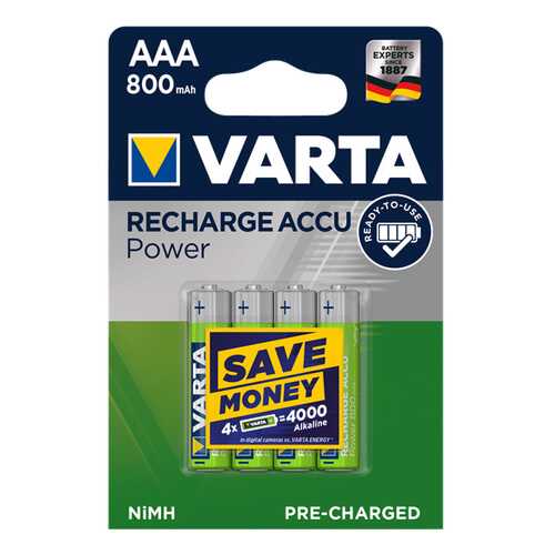 Аккумуляторная батарея Varta RECHARGE ACCU POWER 56703 4 шт в Кей