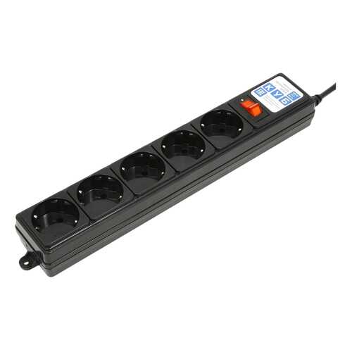 Сетевой фильтр Power Cube SPG-B, 5 розеток, 1,9 м, Black в Кей