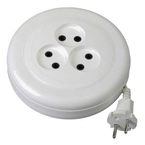 Удлинитель Volsten SR 3x5-R, 3 розетки, 5 м, White в Кей
