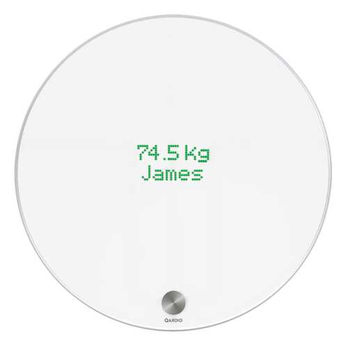 Весы напольные Qardio QardioBase Wireless Smart Scale B100-IOW White в Кей