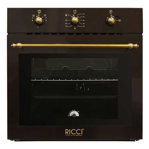 Встраиваемый газовый духовой шкаф RICCI RGO-620BR Brown в Кей