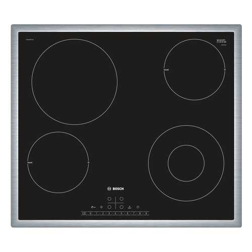 Встраиваемая варочная панель электрическая Bosch PKF645FP1G Black в Кей
